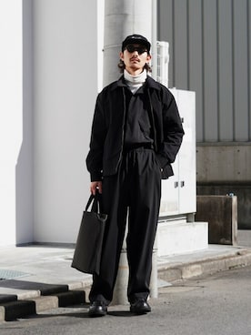 「ポートバイアーク」｜「アイテム（帽子）」を使った、ARKnets STAFFさん（メンズ・173cm）の冬コーディネート