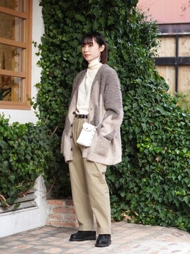 「BALLAST ARK（バラストアーク）のアイテム」を使った、ARKnets STAFFさん（レディース・162cm）の冬コーディネート