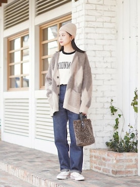 「BALLAST ARK（バラストアーク）のアイテム」を使った、ARKnets STAFFさん（レディース・166cm）の冬コーディネート