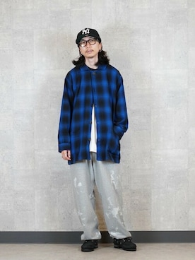 「BALLAST ARK（バラストアーク）のアイテム」を使った、ARKnets STAFFさん（メンズ・171cm）の冬コーディネート