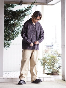 「SLOW」｜ARKnets STAFFさん（メンズ・178cm）の春コーディネート