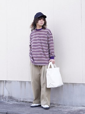 ARKnets STAFFさん（メンズ・169cm）の春コーディネート