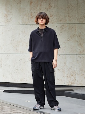 「marka（マーカ）のアイテム（トップス）」を使った、ARKnets STAFFさん（メンズ・183cm）の春コーディネート