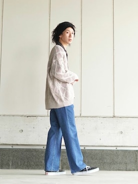 「BALLAST ARK（バラストアーク）のアイテム（パンツ）」を使った、ARKnets STAFFさん（メンズ・168cm）の春コーディネート