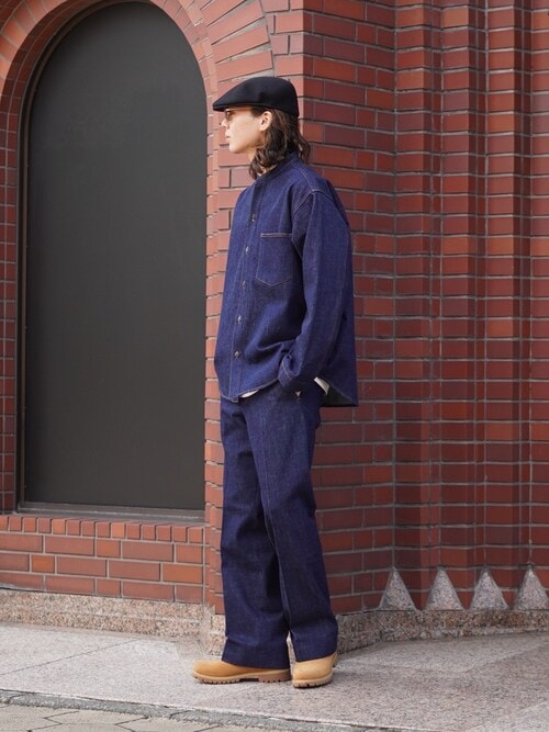 PORT BY ARK / ポートバイアーク：Denim Baggy Trousers：PO15-P001