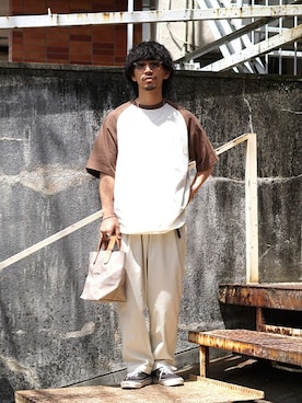 ARKnets STAFFさん（メンズ・169cm）の夏コーディネート