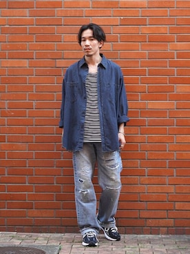 「DAIRIKU」｜ARKnets STAFFさん（メンズ・169cm）の夏コーディネート