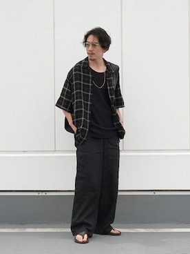 ARKnets STAFFさん（メンズ・169cm）の夏コーディネート