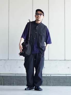 「marka（マーカ）のアイテム（トップス）」を使った、ARKnets STAFFさん（メンズ・166cm）の夏コーディネート