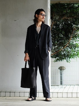 「marka（マーカ）のアイテム（トップス）」を使った、ARKnets STAFFさん（メンズ・173cm）の夏コーディネート