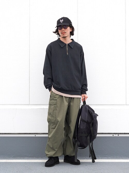 REMI RELIEF ポロシャツ REMI RELIEF NAVY LABEL ポロシャツ / レミレリーフ ネイビー