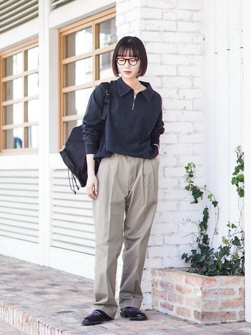 REMI RELIEF ポロシャツ REMI RELIEF NAVY LABEL ポロシャツ / レミレリーフ ネイビー