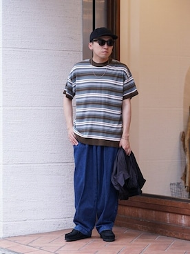 ARKnets STAFFさん（メンズ・173cm）の夏コーディネート