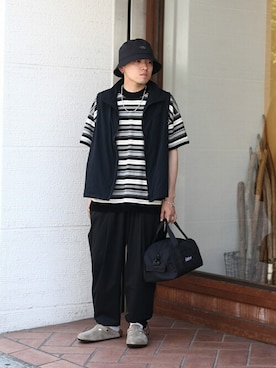 ARKnets STAFFさん（メンズ・173cm）の夏コーディネート