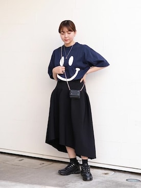 「WP（ダブリューピー）のアイテム」を使った、ARKnets STAFFさん（レディース・157cm）の夏コーディネート