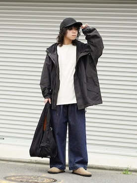 「marka（マーカ）のアイテム（ジャケット/アウター）」を使った、ARKnets STAFFさん（メンズ・169cm）の夏コーディネート