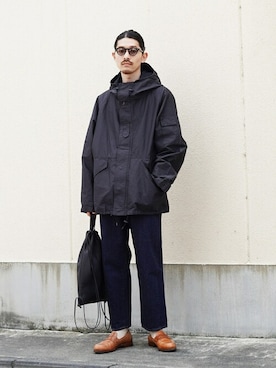 「marka（マーカ）のアイテム（ジャケット/アウター）」を使った、ARKnets STAFFさん（メンズ・173cm）の夏コーディネート
