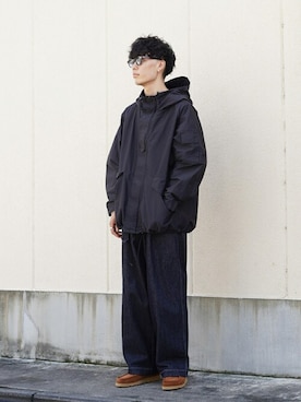 「marka（マーカ）のアイテム（ジャケット/アウター）」を使った、ARKnets STAFFさん（メンズ・177cm）の夏コーディネート