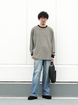 「marka（マーカ）のアイテム（パンツ）」を使った、ARKnets STAFFさん（メンズ・169cm）の夏コーディネート