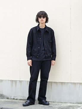 「marka（マーカ）のアイテム（デニムジャケット）」を使った、ARKnets STAFFさん（メンズ・183cm）の夏コーディネート