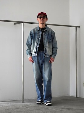 「marka（マーカ）のアイテム（パンツ）」を使った、ARKnets STAFFさん（メンズ・175cm）の夏コーディネート