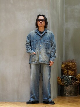 「marka（マーカ）のアイテム（パンツ）」を使った、ARKnets STAFFさん（メンズ・169cm）の夏コーディネート