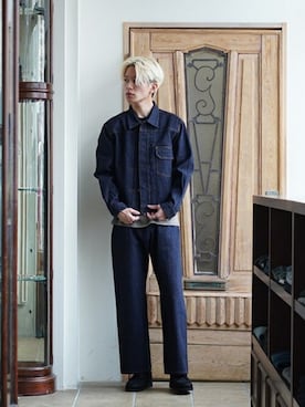 「ポートバイアーク」｜「アイテム（ジャケット/アウター）」を使った、ARKnets STAFFさん（メンズ・181cm）の秋コーディネート