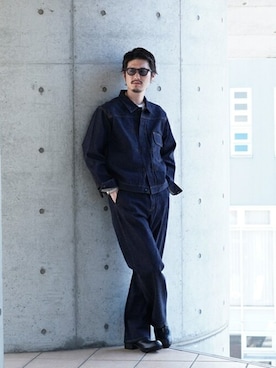 「ポートバイアーク」｜「アイテム（ジャケット/アウター）」を使った、ARKnets STAFFさん（メンズ・175cm）の秋コーディネート
