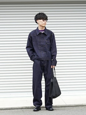 「ポートバイアーク」｜「アイテム（ジャケット/アウター）」を使った、ARKnets STAFFさん（メンズ・177cm）の秋コーディネート