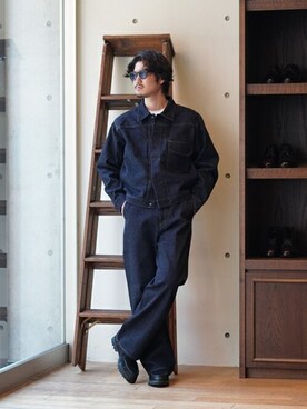 「ポートバイアーク」｜「アイテム（ジャケット/アウター）」を使った、ARKnets STAFFさん（メンズ・175cm）の秋コーディネート