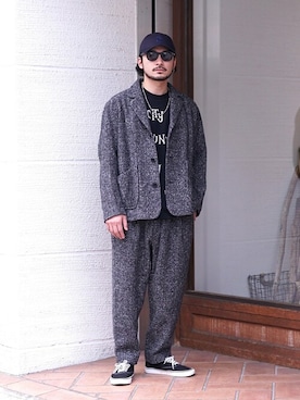 「BALLAST ARK（バラストアーク）のアイテム（ジャケット/アウター）」を使った、ARKnets STAFFさん（メンズ・178cm）の秋コーディネート