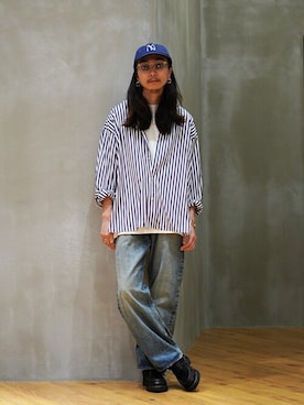 「アイテム（シャツ/ブラウス）」を使った、ARKnets STAFFさん（メンズ・171cm）の秋コーディネート