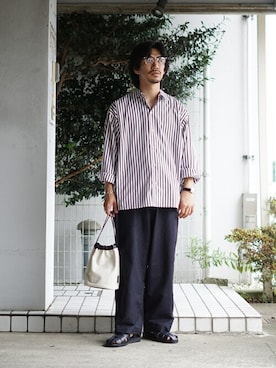 「BALLAST ARK（バラストアーク）のアイテム」を使った、ARKnets STAFFさん（メンズ・169cm）の秋コーディネート