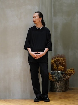 「marka（マーカ）のアイテム（パンツ）」を使った、ARKnets STAFFさん（メンズ・171cm）の秋コーディネート
