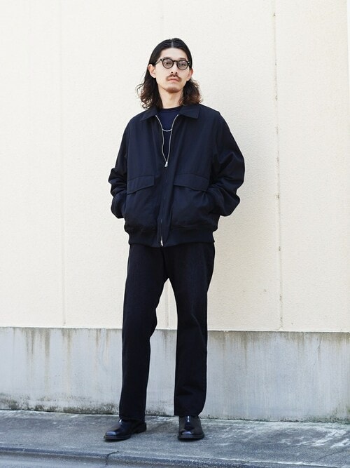 marka / マーカ：RELAX STRAIGHT FIT JEANS - black -：M24C