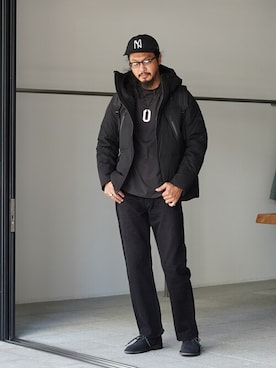 「marka（マーカ）のアイテム（パンツ）」を使った、ARKnets STAFFさん（メンズ・183cm）の秋コーディネート