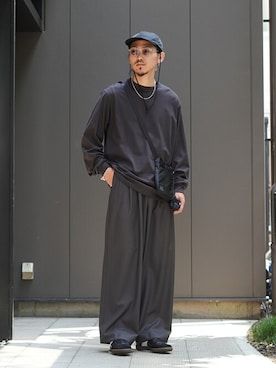 「marka（マーカ）のアイテム（トップス）」を使った、ARKnets STAFFさん（メンズ・175cm）の秋コーディネート