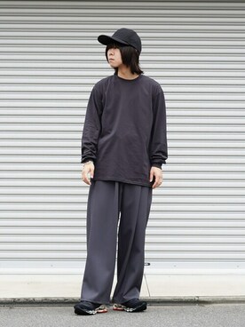 「marka（マーカ）のアイテム（トップス）」を使った、ARKnets STAFFさん（メンズ・169cm）の秋コーディネート