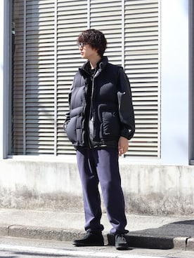 「marka（マーカ）のアイテム（ジャケット/アウター）」を使った、ARKnets STAFFさん（メンズ・183cm）の秋コーディネート