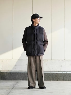 「marka（マーカ）のアイテム（ジャケット/アウター）」を使った、ARKnets STAFFさん（メンズ・170cm）の秋コーディネート
