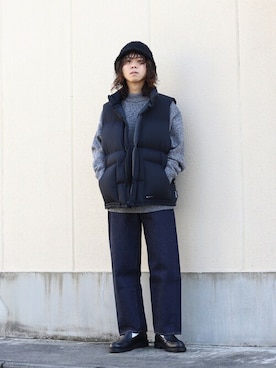 「marka（マーカ）のアイテム（ジャケット/アウター）」を使った、ARKnets STAFFさん（メンズ・169cm）の秋コーディネート