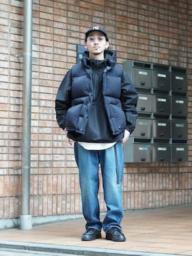 「marka（マーカ）のアイテム（ジャケット/アウター）」を使った、ARKnets STAFFさん（メンズ・175cm）の秋コーディネート