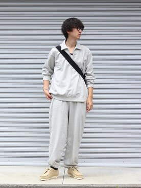 「marka（マーカ）のアイテム（スウェット）」を使った、ARKnets STAFFさん（メンズ・183cm）の秋コーディネート