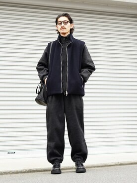 「marka（マーカ）のアイテム（ジャケット/アウター）」を使った、ARKnets STAFFさん（メンズ・173cm）の秋コーディネート
