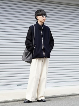 「marka（マーカ）のアイテム（ジャケット/アウター）」を使った、ARKnets STAFFさん（メンズ・177cm）の秋コーディネート