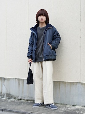 「marka（マーカ）のアイテム（スウェット）」を使った、ARKnets STAFFさん（メンズ・169cm）の秋コーディネート
