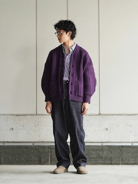 「BALLAST ARK（バラストアーク）のアイテム」を使った、ARKnets STAFFさん（メンズ・170cm）の秋コーディネート