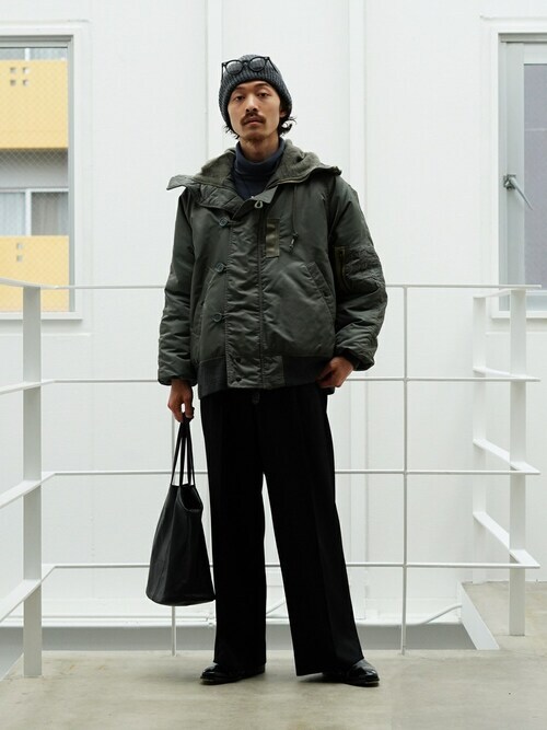 marka / マーカ：N-2B - nylon twill -：M24C-18BL01C[COR 