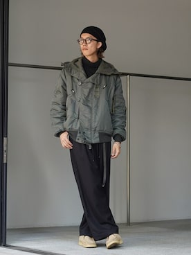「marka（マーカ）のアイテム（ジャケット/アウター）」を使った、ARKnets STAFFさん（メンズ・177cm）の秋コーディネート