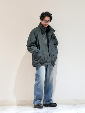 「コート」｜「アイテム（モッズコート）」を使った、ARKnets STAFFさん（メンズ・169cm）の秋コーディネート